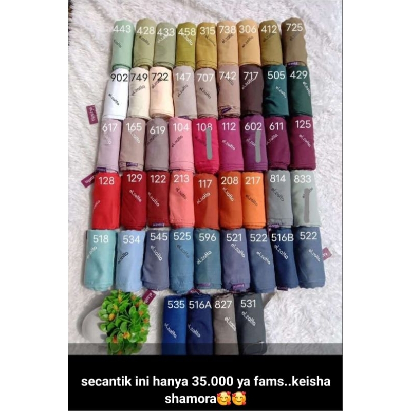 Hijab segiempat elzatta keisha shamora