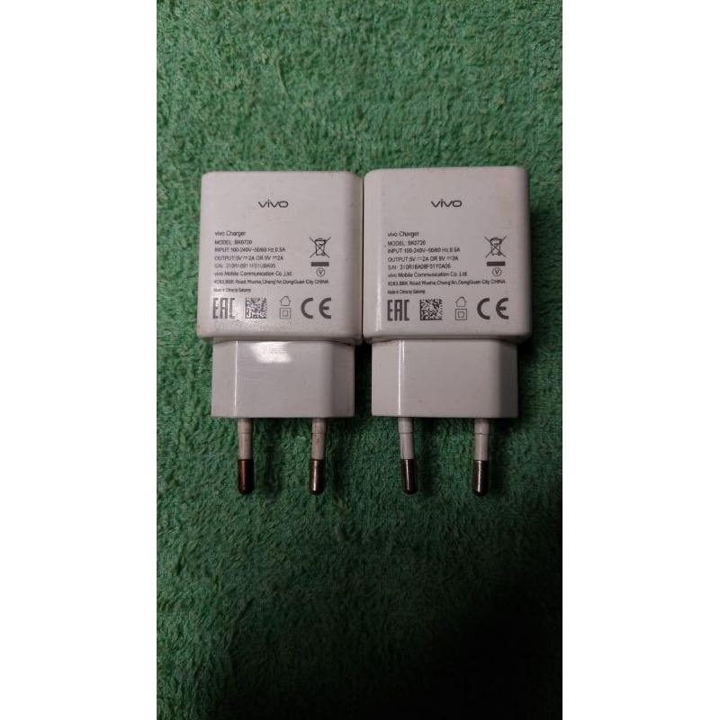 Adaptor charger original bawaan hp vivo fast 18W