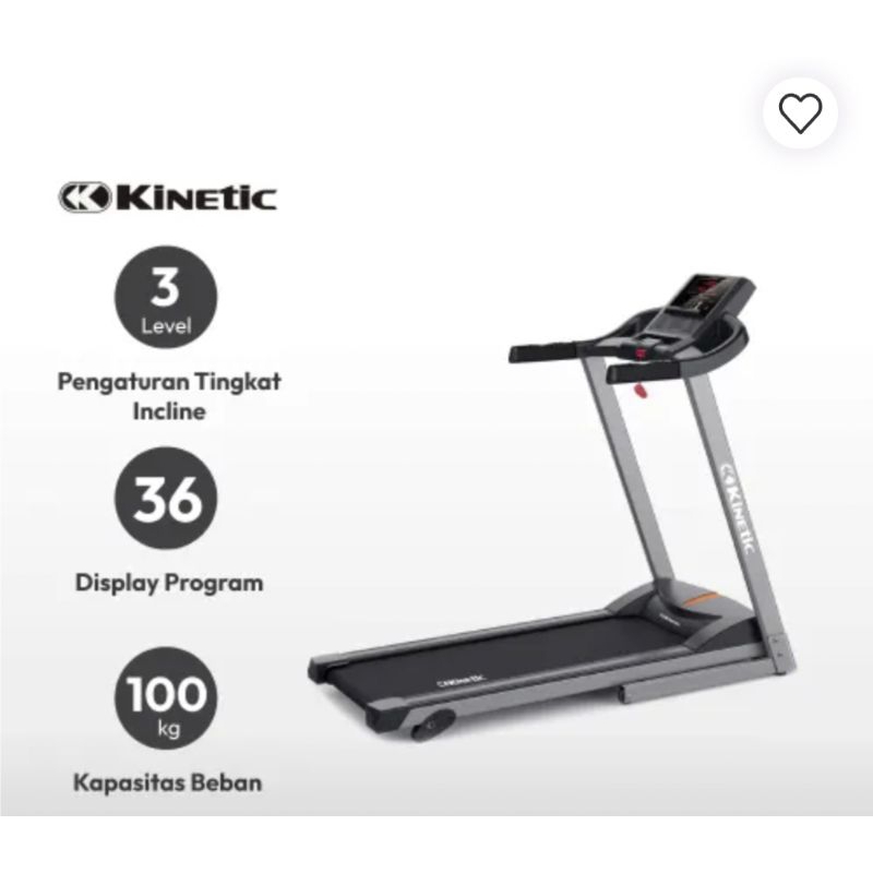Treadmill Elektrik/Kinetic Motorized/Alat Gym1. 25 Hp