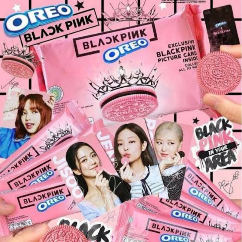 OREO BLACKPINK COOKIE MULTIPACK (LIMITED EDITION) + PICTURE CARD