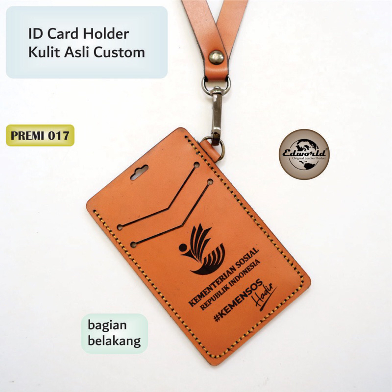 

ID Card Holder Kulit Asli Custom