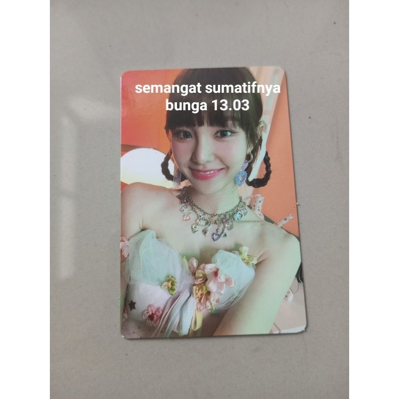 [BOOKED] Photocard wooah Nana 'JOY' Jewel Case.
