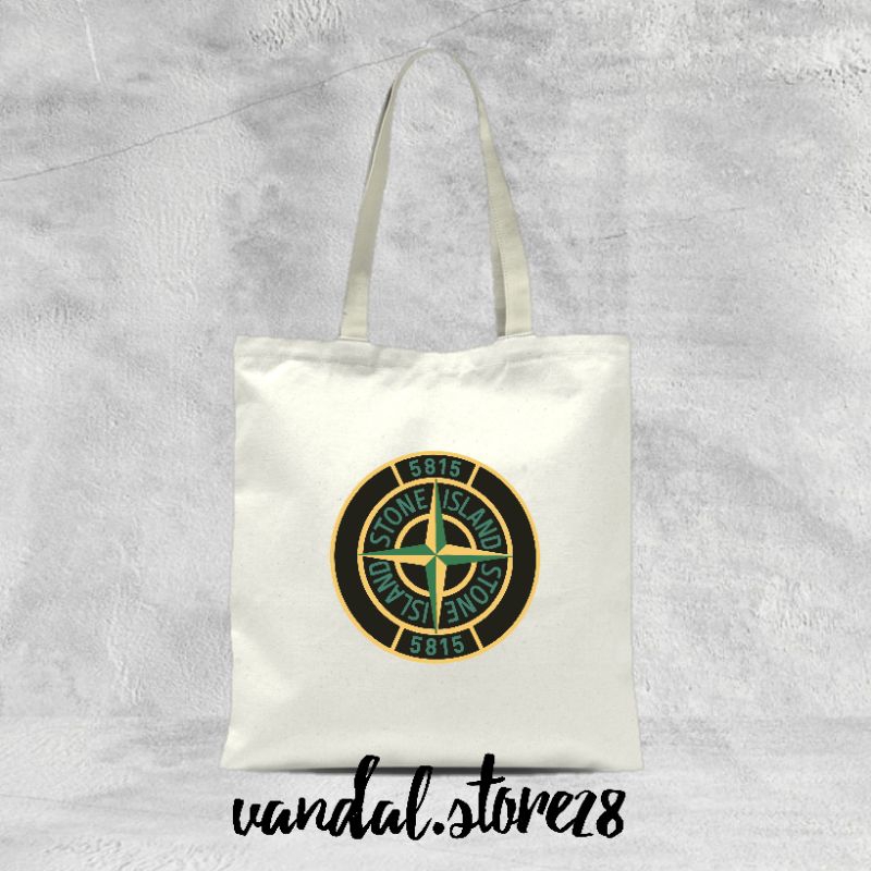 [PAKAI RESLETING] Totebag Tote bag Stone Island Premium Kanvas