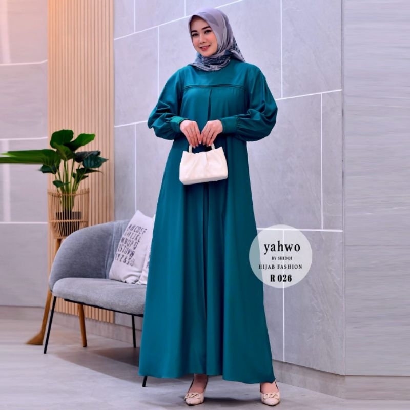 DRESS TERBARU 2023 terlaris best seller/Gamis yahwo by shidqi R026/Gamis sage/Dres warna sage/Gamis toyobo fodu kualitas premium/Gamis katun/Gamis warna putih/Gamis wanita lebaran terbaru terlaris populer/Dress pesta best seller/Gamis pesta terlaris