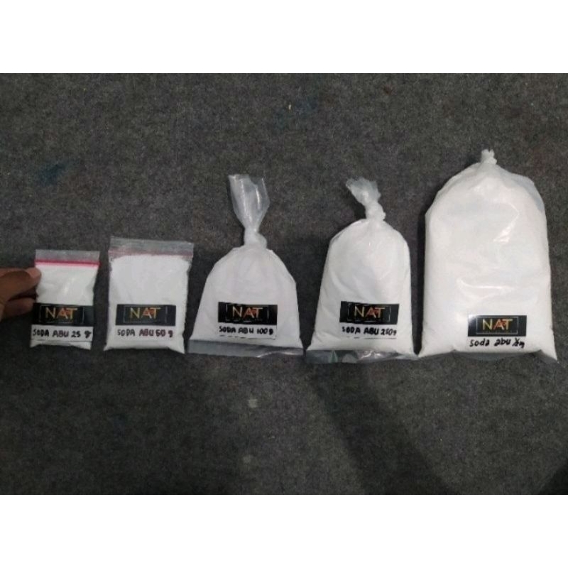 

Soda ash atau soda abu/ Na2CO3/natrium karbonat 100 gram