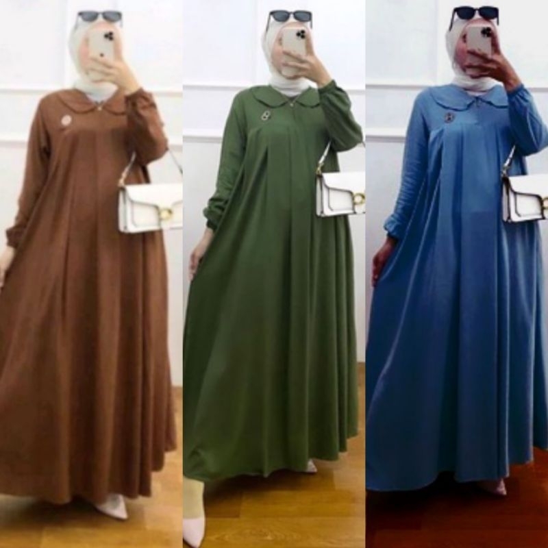 BALI LAH GAMIS/))/GAMIS RAYON LD 110 Panjang baju 135 cm