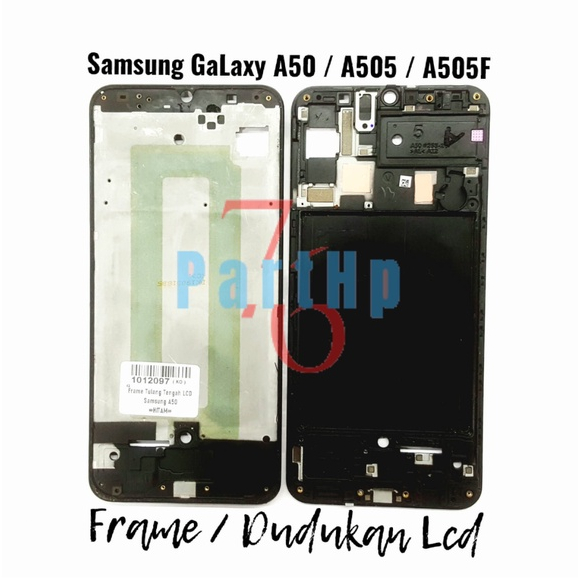 Middle Frame Dudukan Lcd &amp; Mesin Samsung Galaxy A50 / A505 / A505F - Hitam