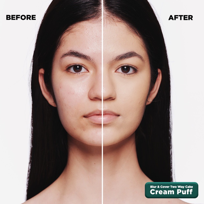 BISA COD - LUXCRIME Blur &amp; Cover Two Way Cake