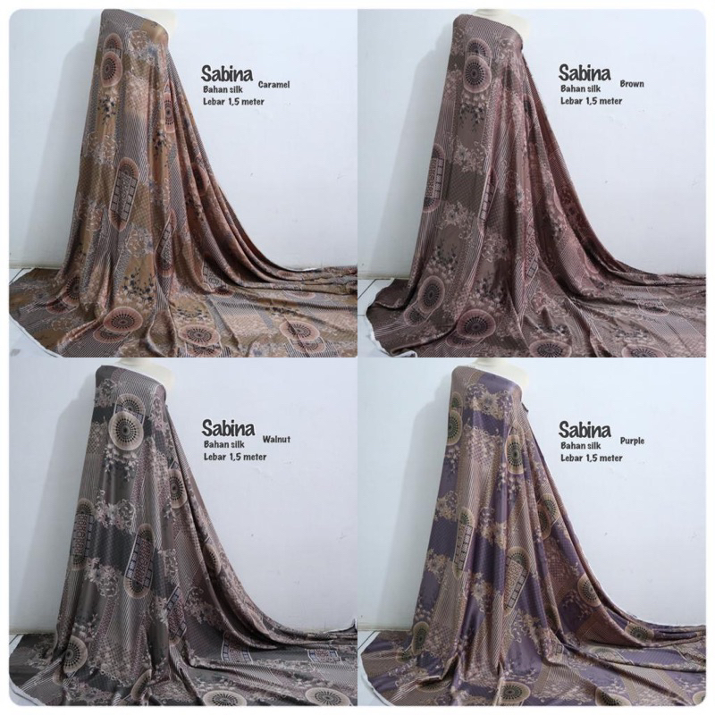 Kain silk motif ELOISE | referensi DYN | kain batik mordern | motif batik keluarga