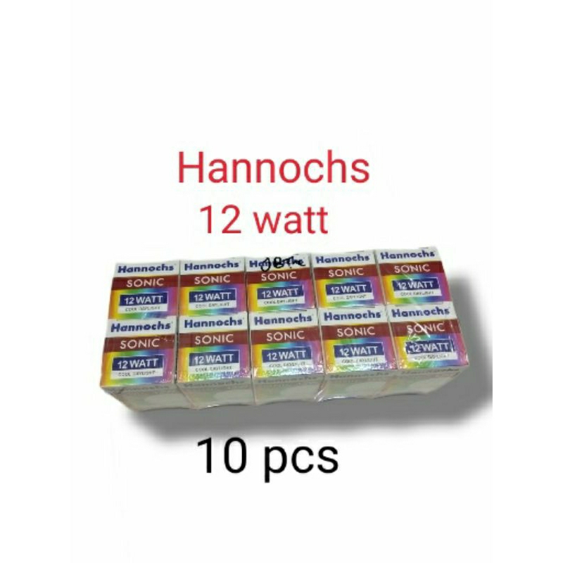 Lampu LED Hannochs 12 watt 10 pcs