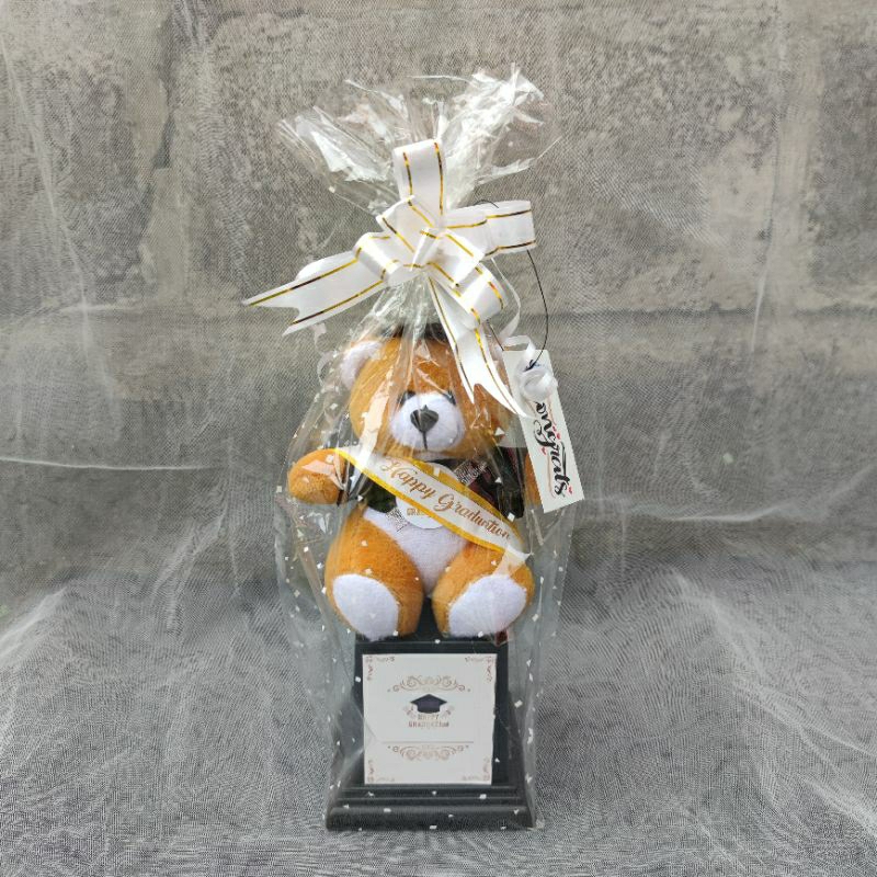 piala boneka/hadiah wisuda/gift/kado wisuda/buket bunga/buket boneka/boneka wisuda murah