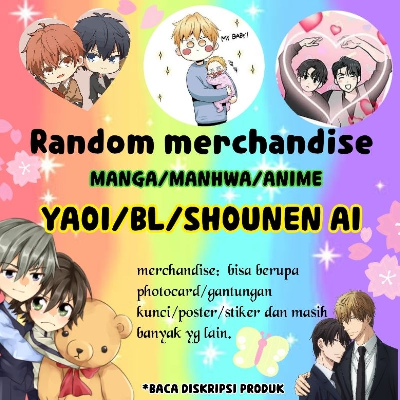 merchandise/stuff/pernak pernik dari manga/manhwa/anime BL/yaoi/shounen ai