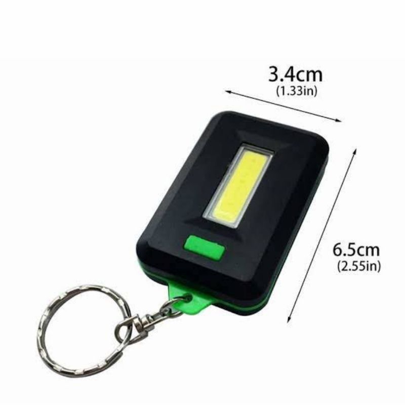 Senter Mini LED COB Gantungan Kunci 450 Lumens