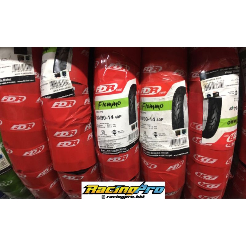 Ban Luar Motor FDR Flemmo 80/90 14 Tubetype / Ban Motor FDR Ring 14