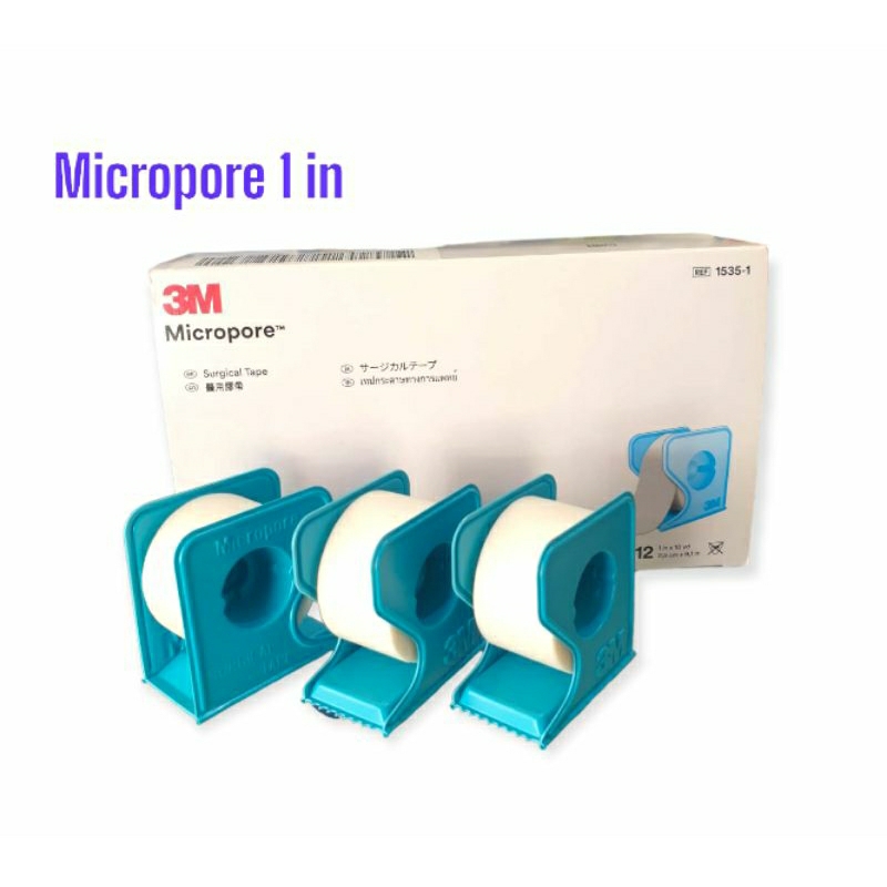 MICROPORE 1inc 3M PER BOX/ MICROPORE 1 IN/ PLESTER PEREKAT