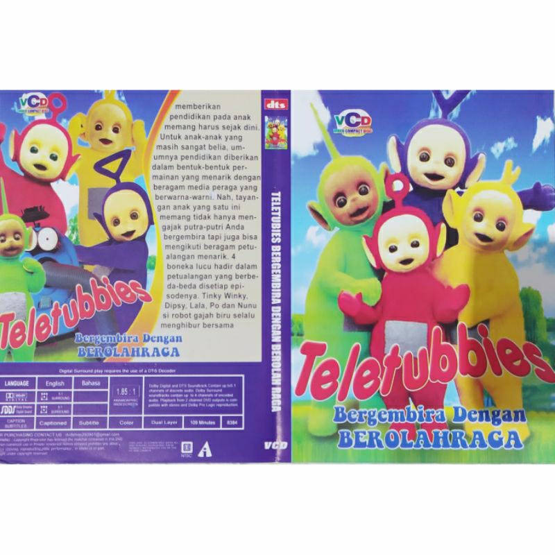 Kaset VCD Anak Anak Teletubbies 2 Macam