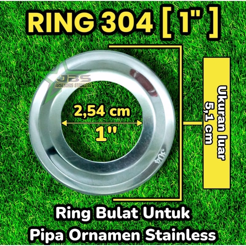 RING STAINLESS SS 304 - VARIAN UK : 1/2&quot;, 5/8&quot;,  3/4&quot;, 1&quot;, 1¼&quot; Inchi