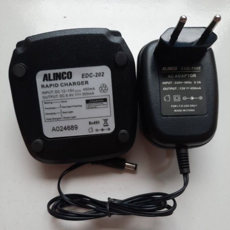 CHARGER ALINCO SERI CRX 1,CRX3,CRX5 RAPID CHARGER EDC-202