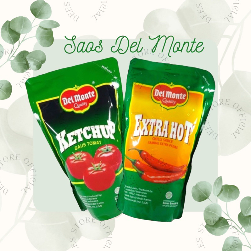 

Saos Del Monte Extra Hot & Varian Saos Tomat isi 1Kg Kemasan Pouch