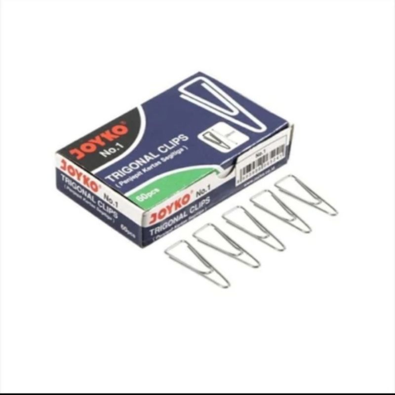 

Penjepit Kertas Klip no 1 Paper Clip Trigonal Joyko