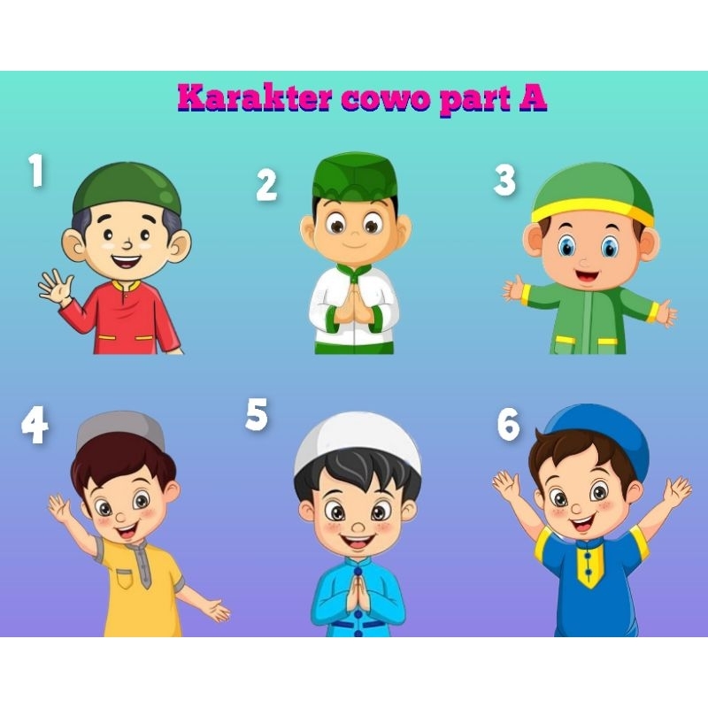 

stiker nama karakter