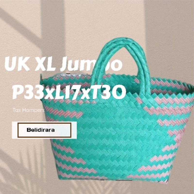 TAS HAMPERS TAS PARCEL TAS ANYAM PLASTIK JUMBO