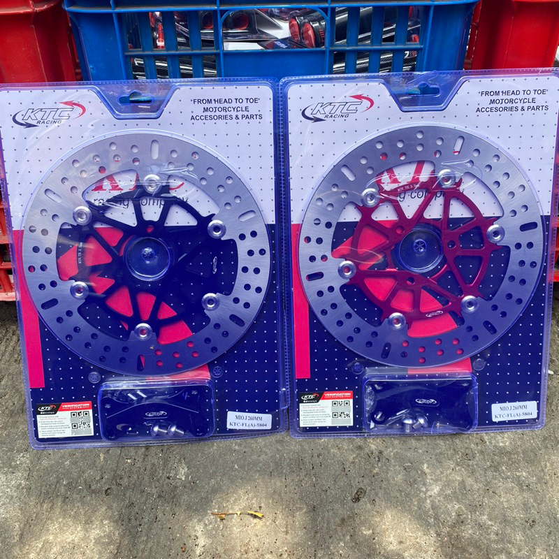 DISC CAKRAM DEPAN KTC RACING ORIGINAL UKURAN 260 MM PNP MOTOR MATIC MIO J MIO GT 115 SOUL GT MIO M3 MIO GEAR 125 / PIRINGAN MIO J BY KTC ORIGINAL MATIC YAMAHA BAUT DISC 3