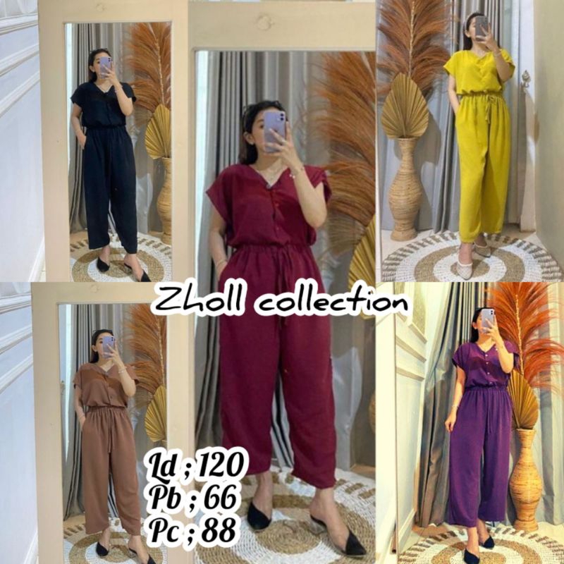 SETELAN CRINKLE LENGAN PENDEK BUSUI