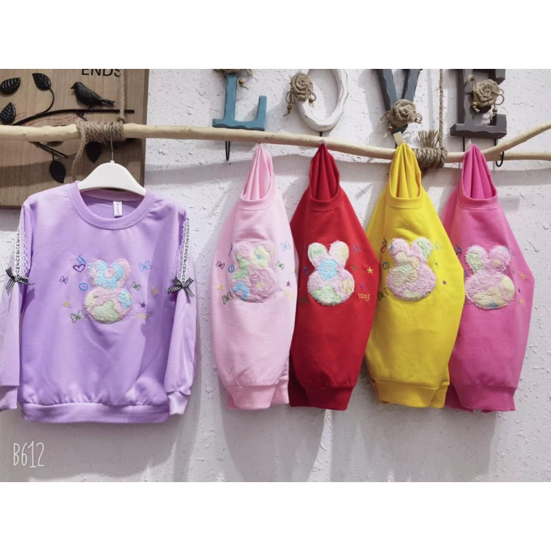 PAKET HEMAT 3 PICS Sweater Anak Perempuan 2 tahun-12 tahun/Atasan Import/Atasan anak import perempuan caton santai