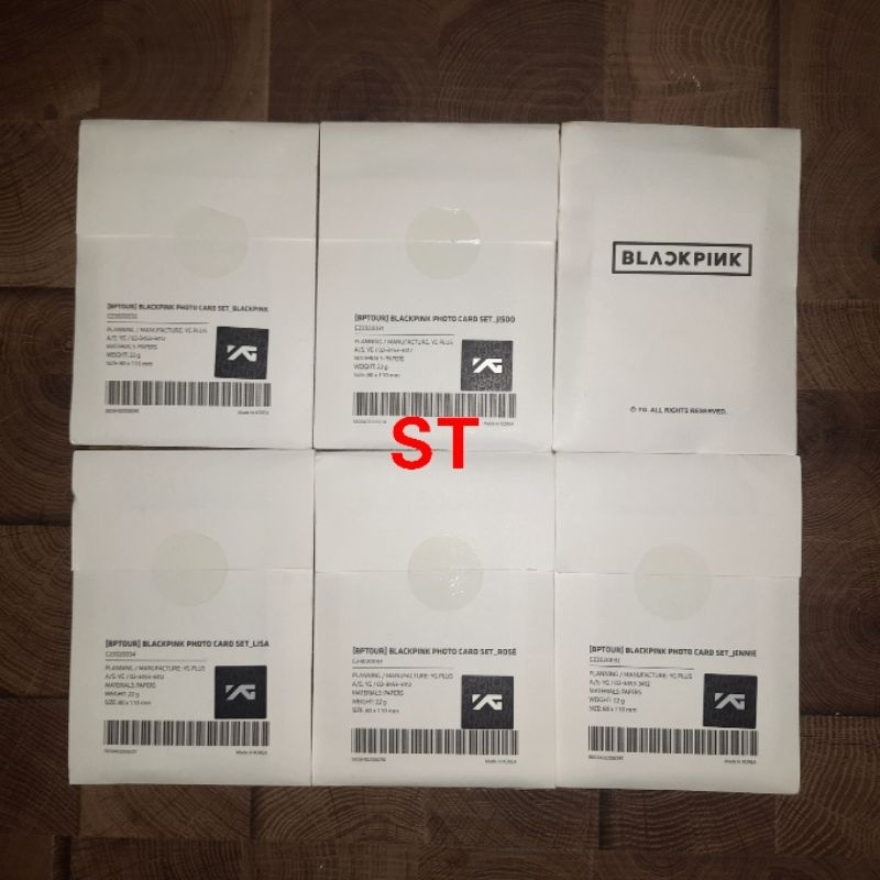 Set Photocard Collaboration Official Pop Up Store & Exhibition Merchandise Blackpink Flimty Pink & P