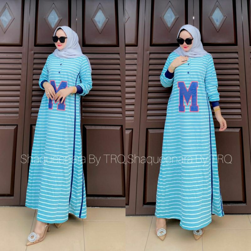 DRESS KAOS SALUR IMPORT TRQ