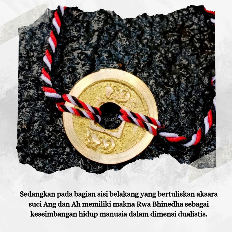 Gelang Tridatu Pis Bolong Sa Ba Ta A I / Gelang Tridatu Pis Bolong Pancadatu / Gelang Tridatu Pis Koci / Craftdewata