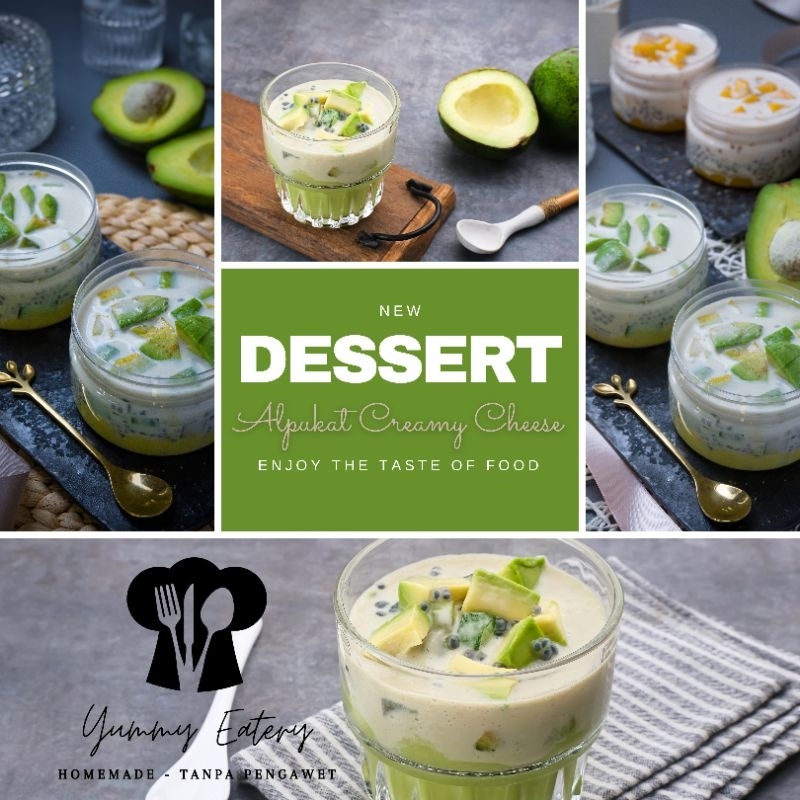 

Dessert Alpukat Creamy Cheese Kemasan Jar 400mll Menerima Pesanan