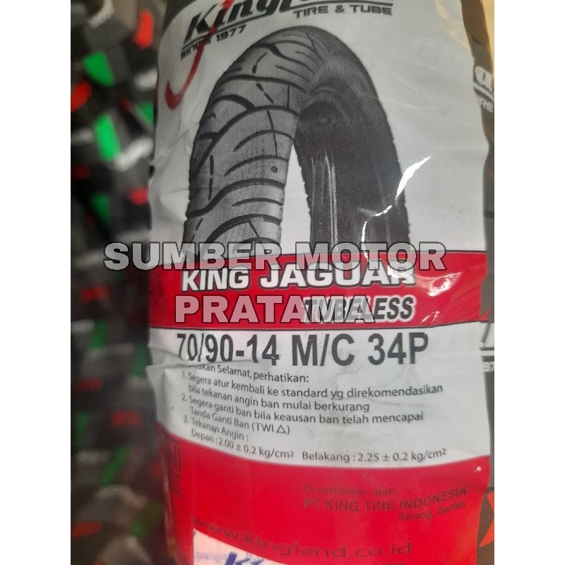 Ban tubles kingland king jaguar 70/90-14