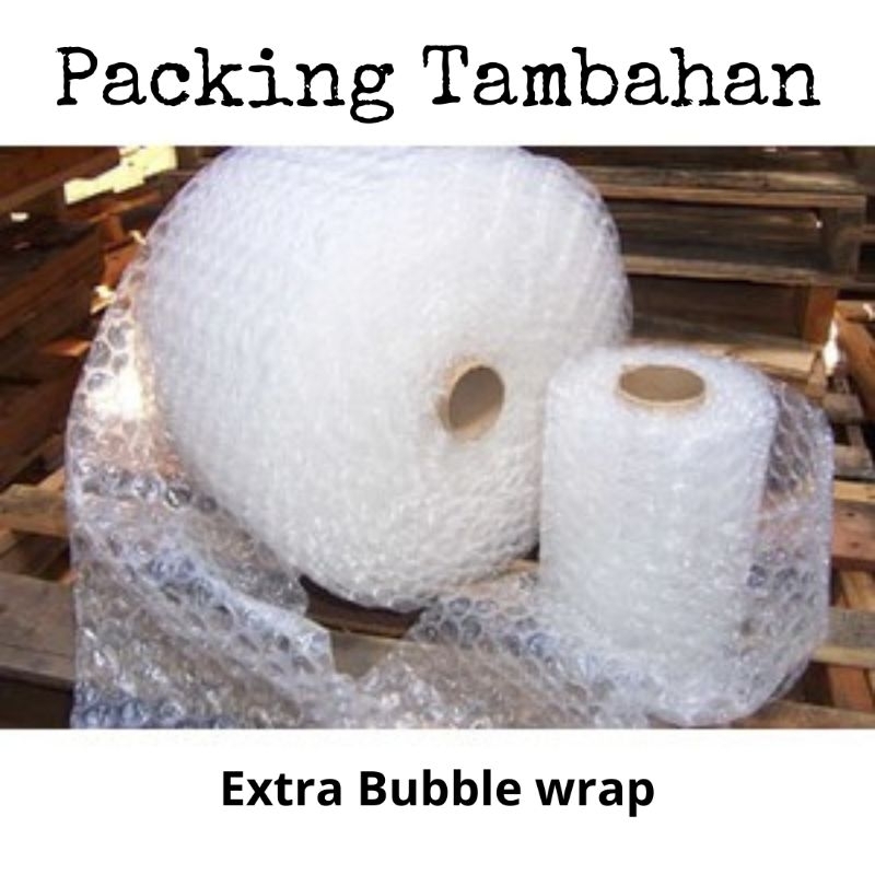 

Extra Bubble Wrap packing barang