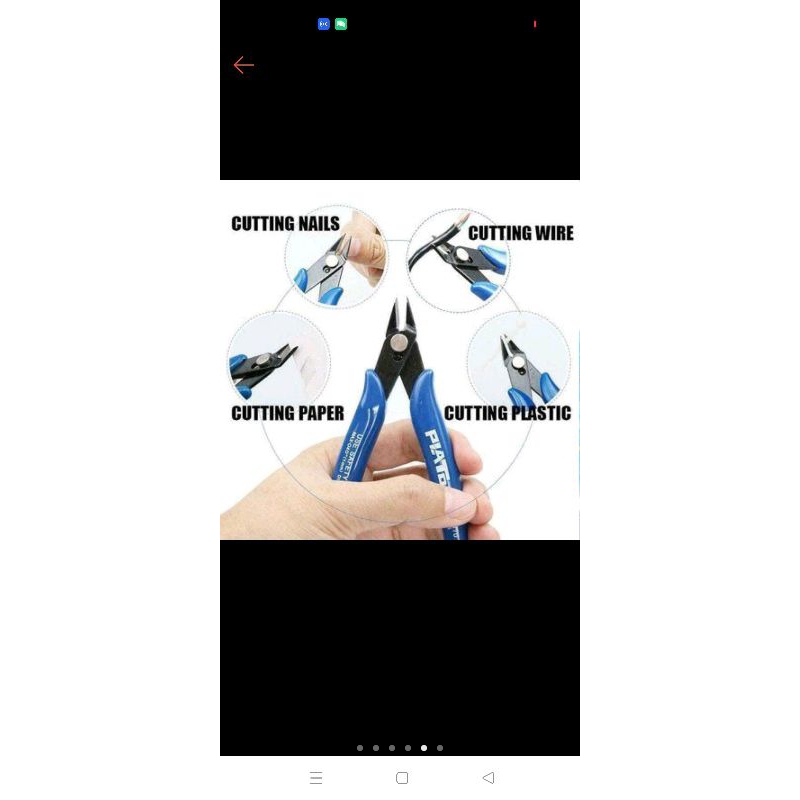 Tang Plato Alat Pemotong Kawat Kabel Serbaguna