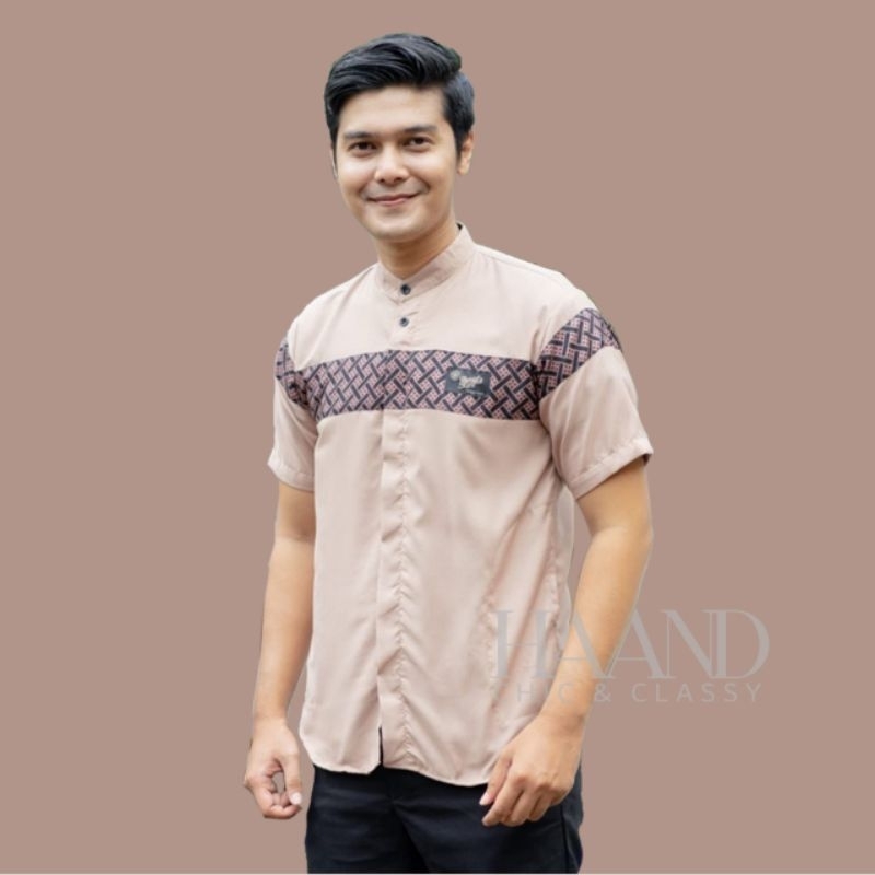 BAJU KOKO REMAJA MASA KINI//baju muslim pria lengan pendek