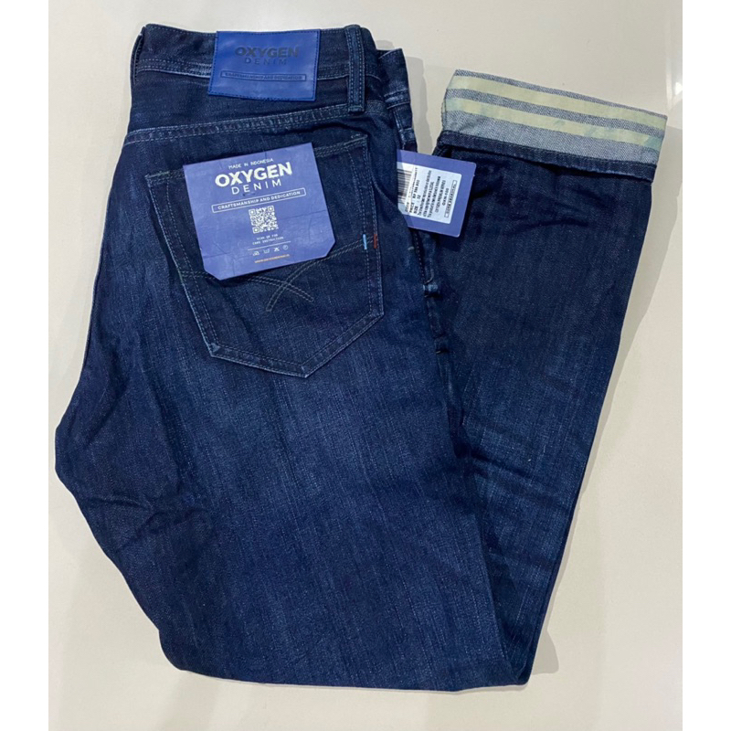 celana oxygen original new produk model slimfit bhan jeans non strech 599,900