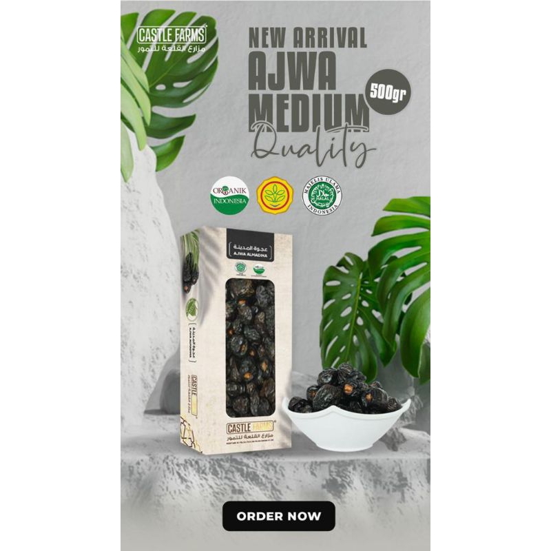 

Kurma Ajwa Castle Farms 500g