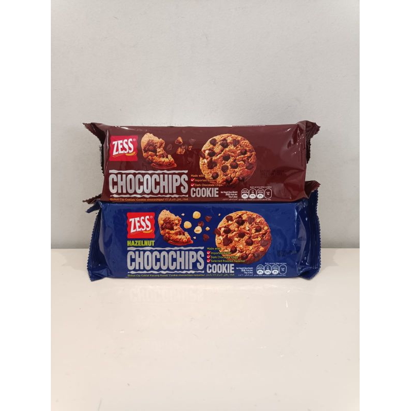 

ZESS Biscuit Chip Coklat / Cookie Chocochips, Cookie Chocochips Hazelnut.