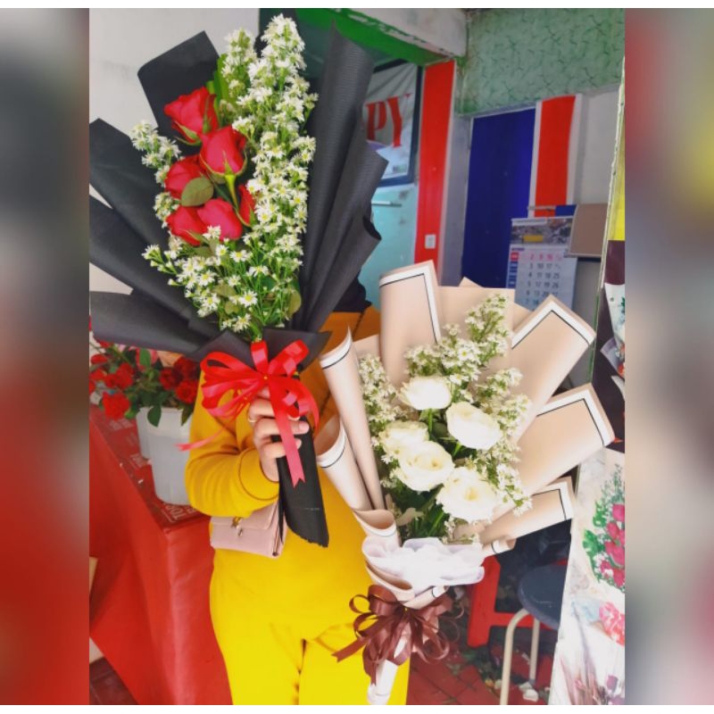 Buket Graduation / Buket Wedding / Buket Lamaran / Buket Birthday / Buket Bunga Asli Jogja