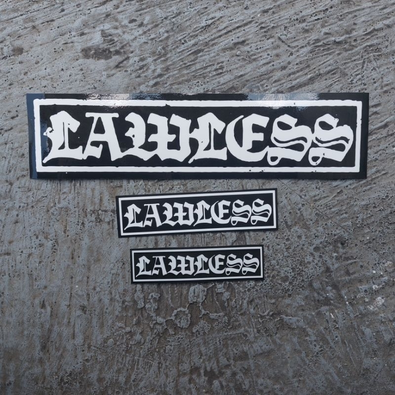STIKER - LAWLESS JAKARTA - LOGO BIG