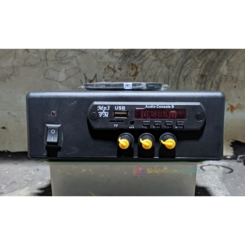 Power Amplifier Mini 12Volt PAM 8610 + Volume,Bass,Treble + Modul Bluetooth,Usb,Radio,Remot