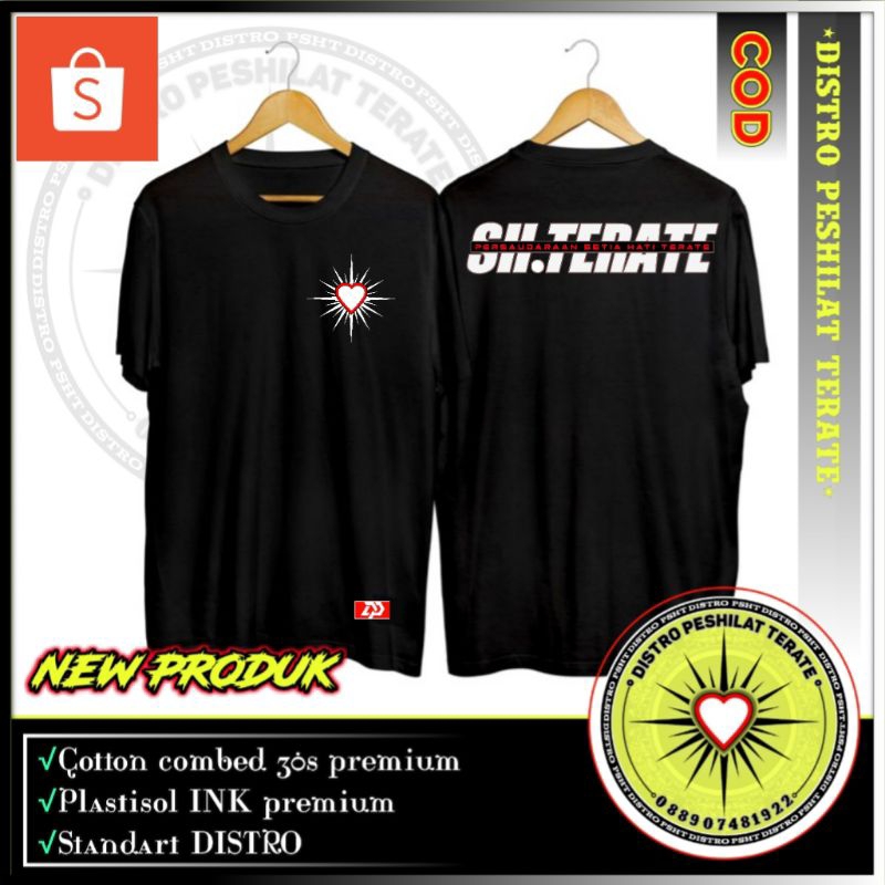 KAOS PSHT SH TERATE TERBARU SIMPLE (SH-1)