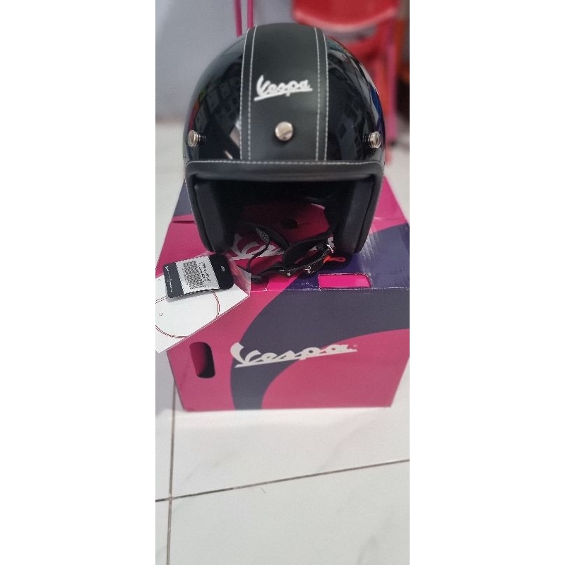 Helm Vespa Original Touch Black XL