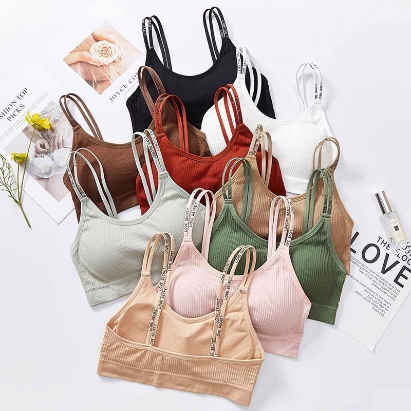 Bra Sport Wanita Pakaian Olah Raga Fashion #1906 Import Quality