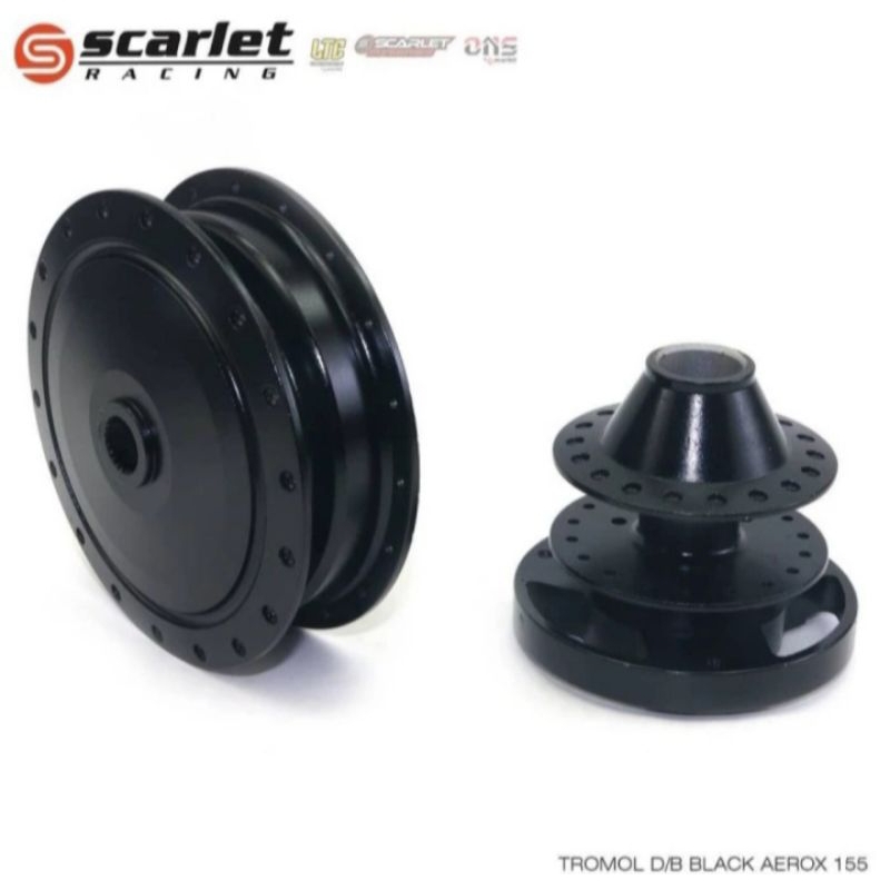 TROMOL DEPAN BELAKANG AEROX 155 SCARLET RACING