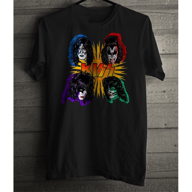 KAOS BAND KISS KISS KISS | HEAVY METAL | BOOTLEG| UNOFFICIAL| UNISEX| KAOS BAND