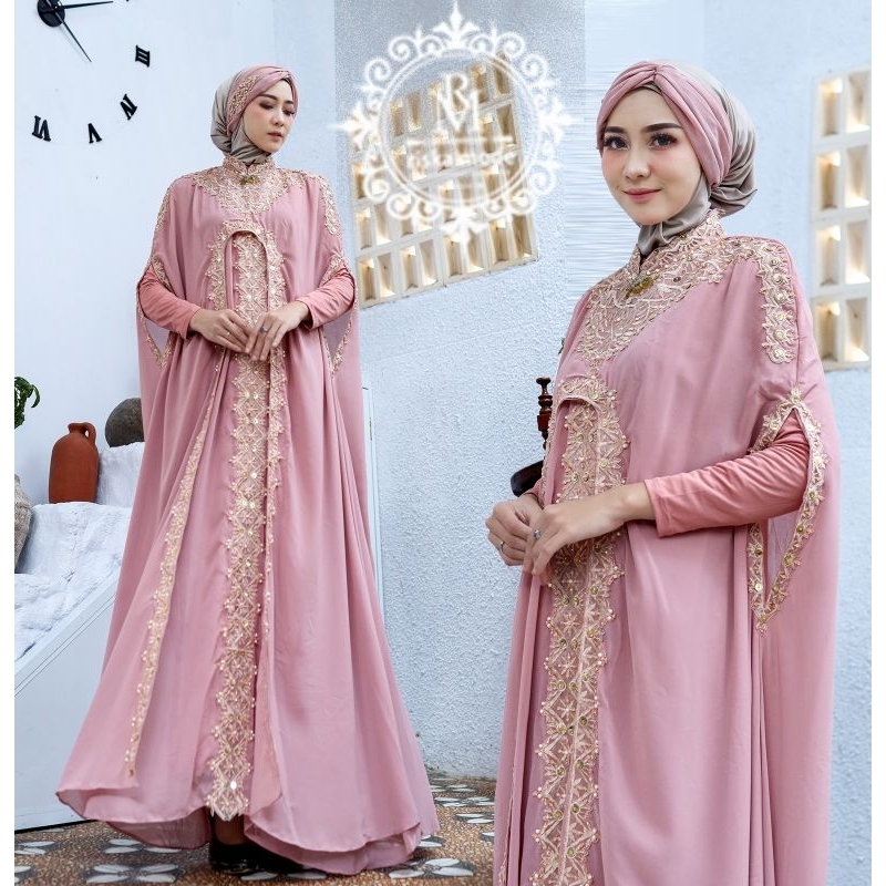 Kaftan Karmilla Free Inner dan Turban Original Butik