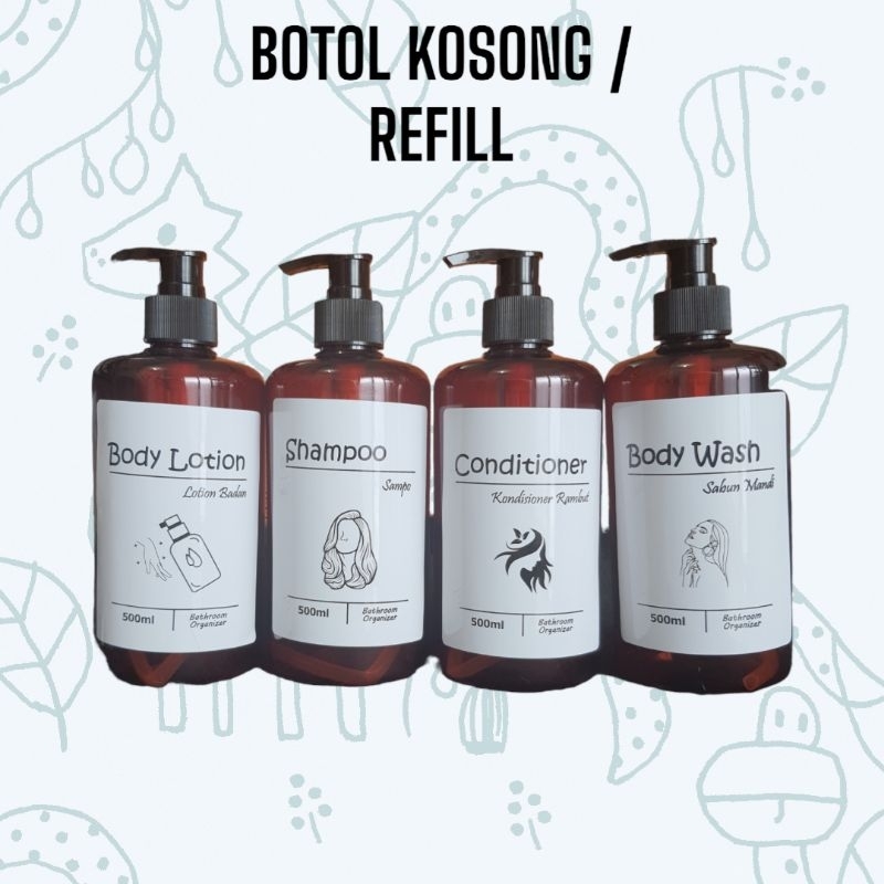 Botol kosong sabun cair refill